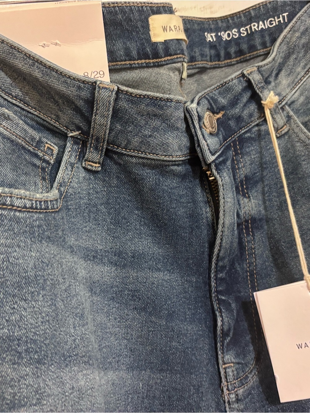 Warp + Weft 90s Straight Women’s Jeans - Blue NWT